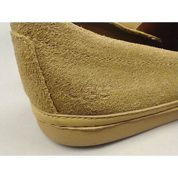 UGG Australia Reefton Slip On Shoes Mens 11 Leather Tan Vibram Soles Loafers - Picture 11 of 11